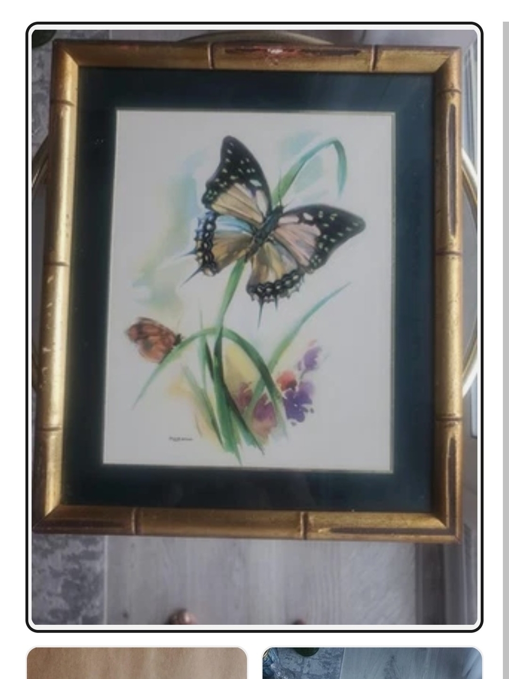 Ballestar Butterfly Lithograph